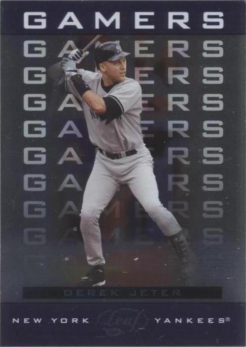 2005 Leaf Gamers G5 Derek Jeter PSA 9 HOF New York Yankees MLB