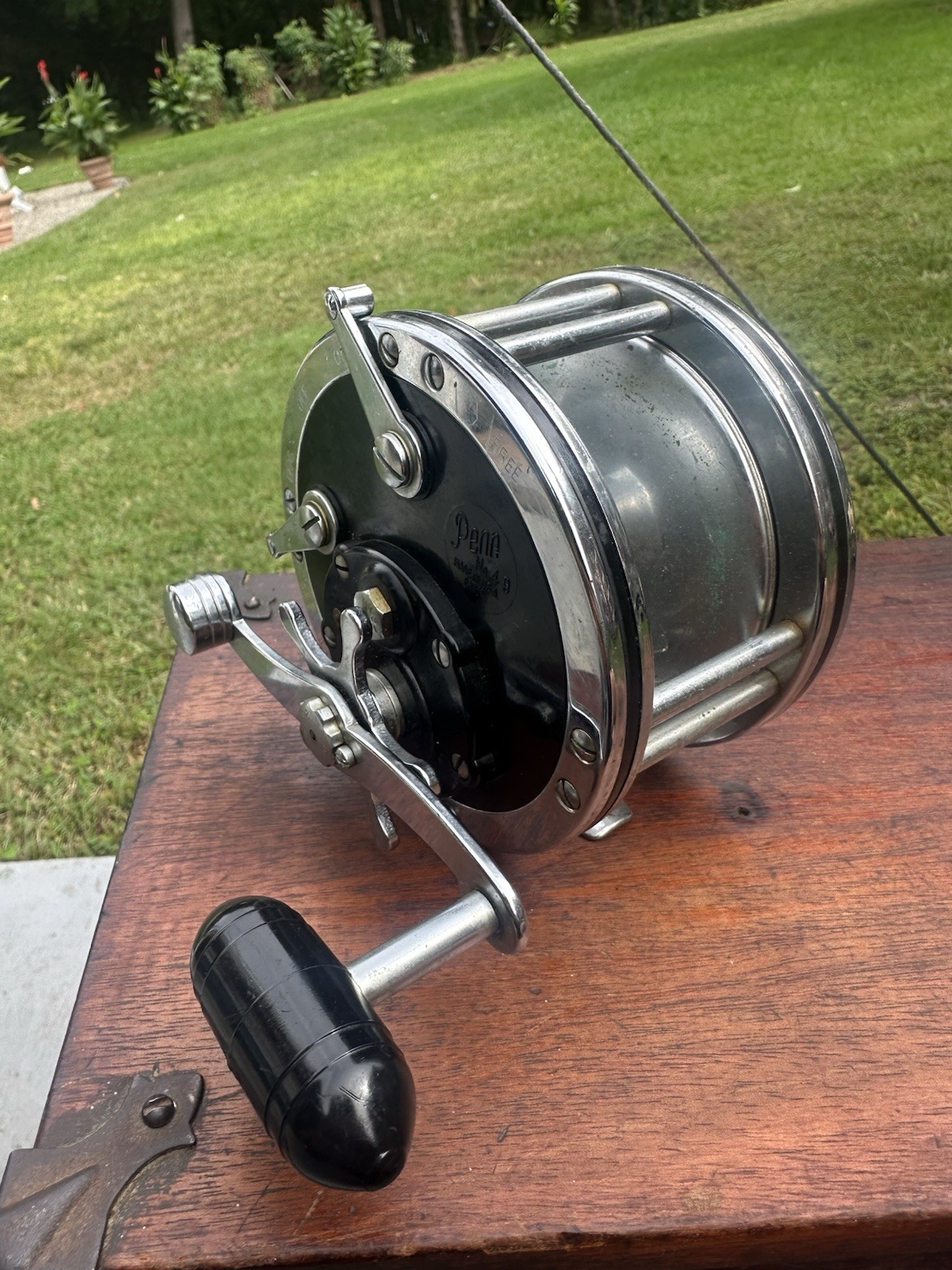 Vintage Penn No. 49 Super Mariner Deep Sea Fishing Reel