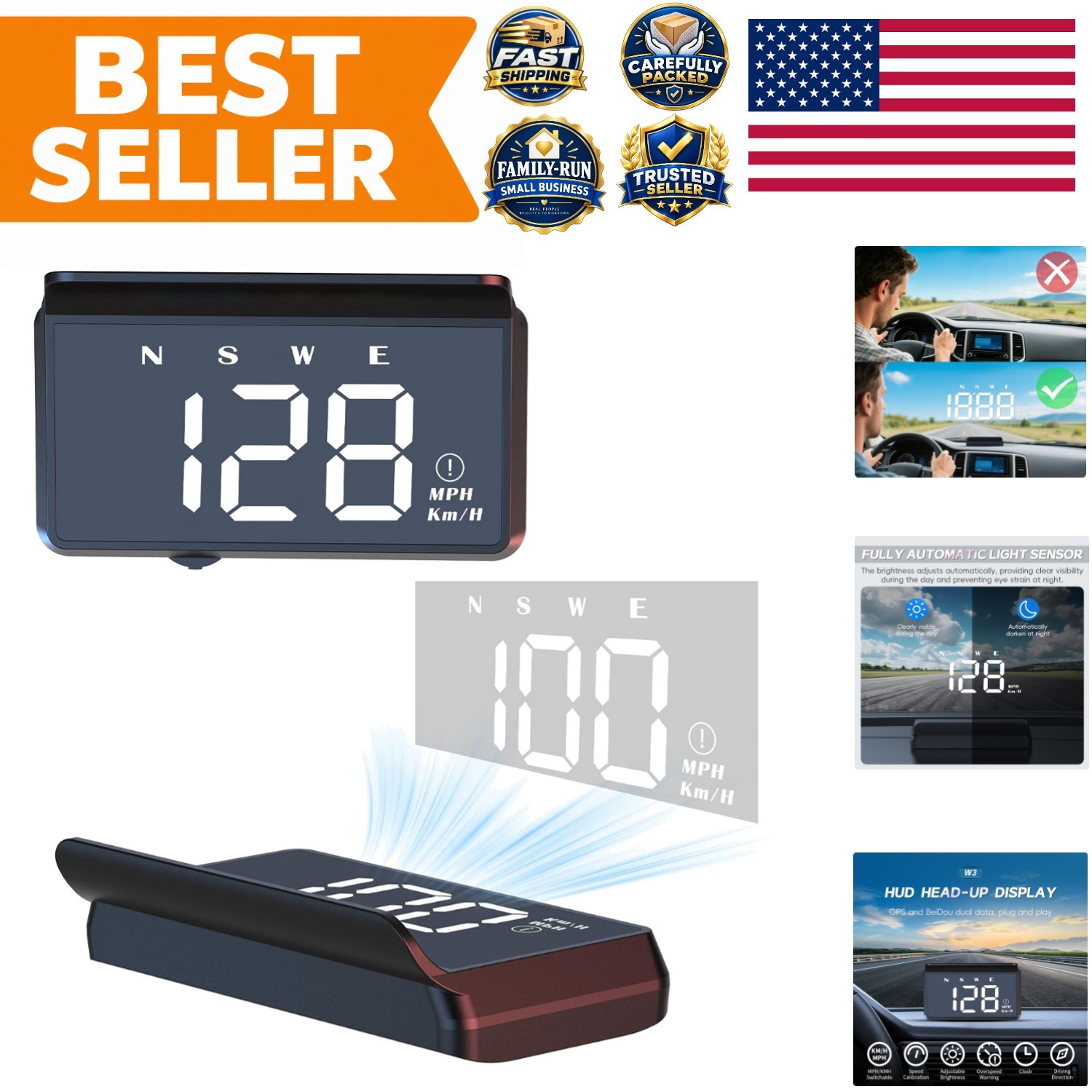 Heads Up Display for Cars,Speedometer for Car, Digital Speedometer for Car Heads Up Display for Cars,Speedometer for Car, Digital Speedometer for Car