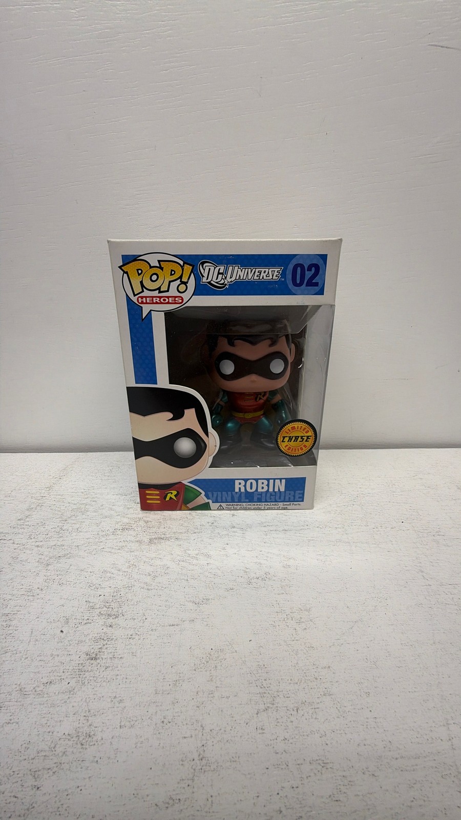 Funko Pop Vaulted DC Universe Robin Chase Metallic Figure #02 Limited Edition