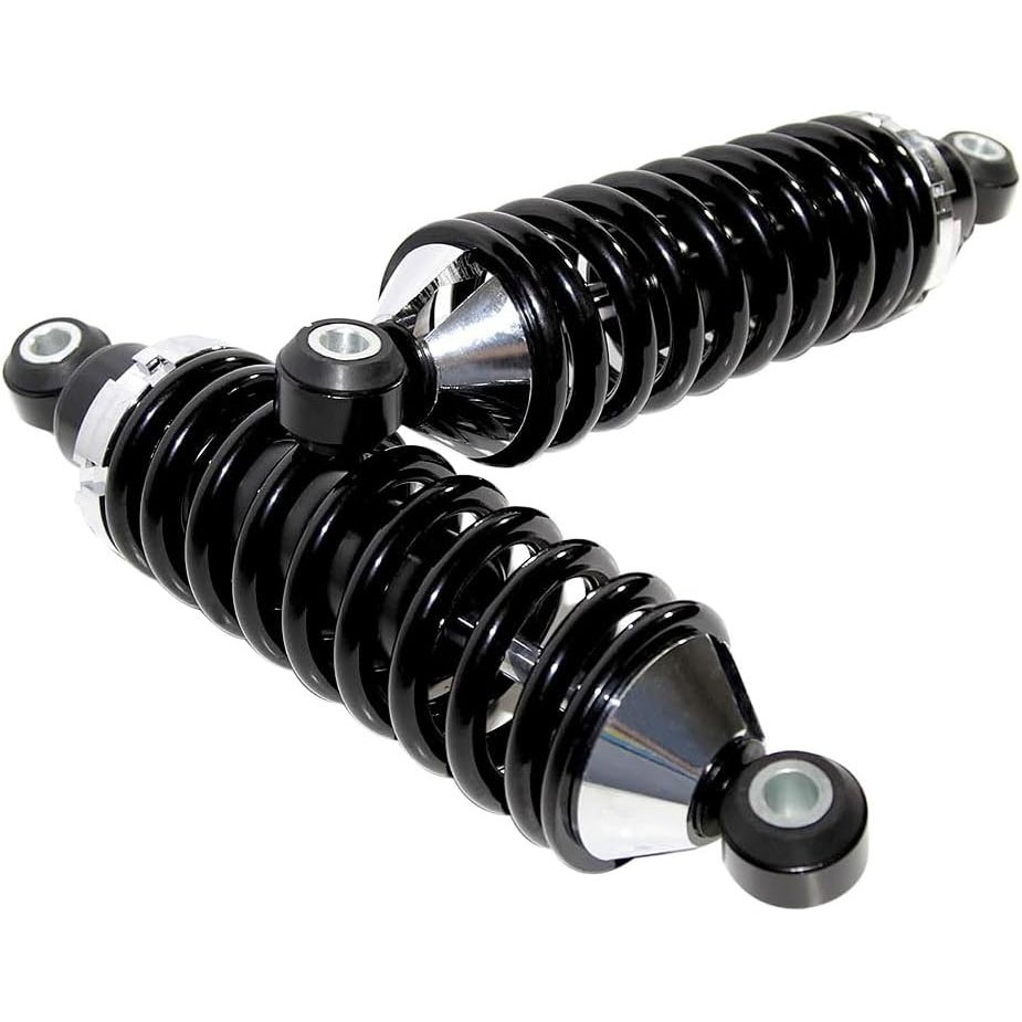 Adjustable Black Rear Street Rod Coil Over Shock SET w/400 Pound Coated Springs