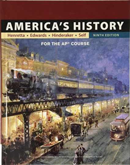 America\'s History: For - Hardcover, by Henretta James; Hinderaker - Very Good America\'s History: For - Hardcover, by Henretta James; Hinderaker - Very Good