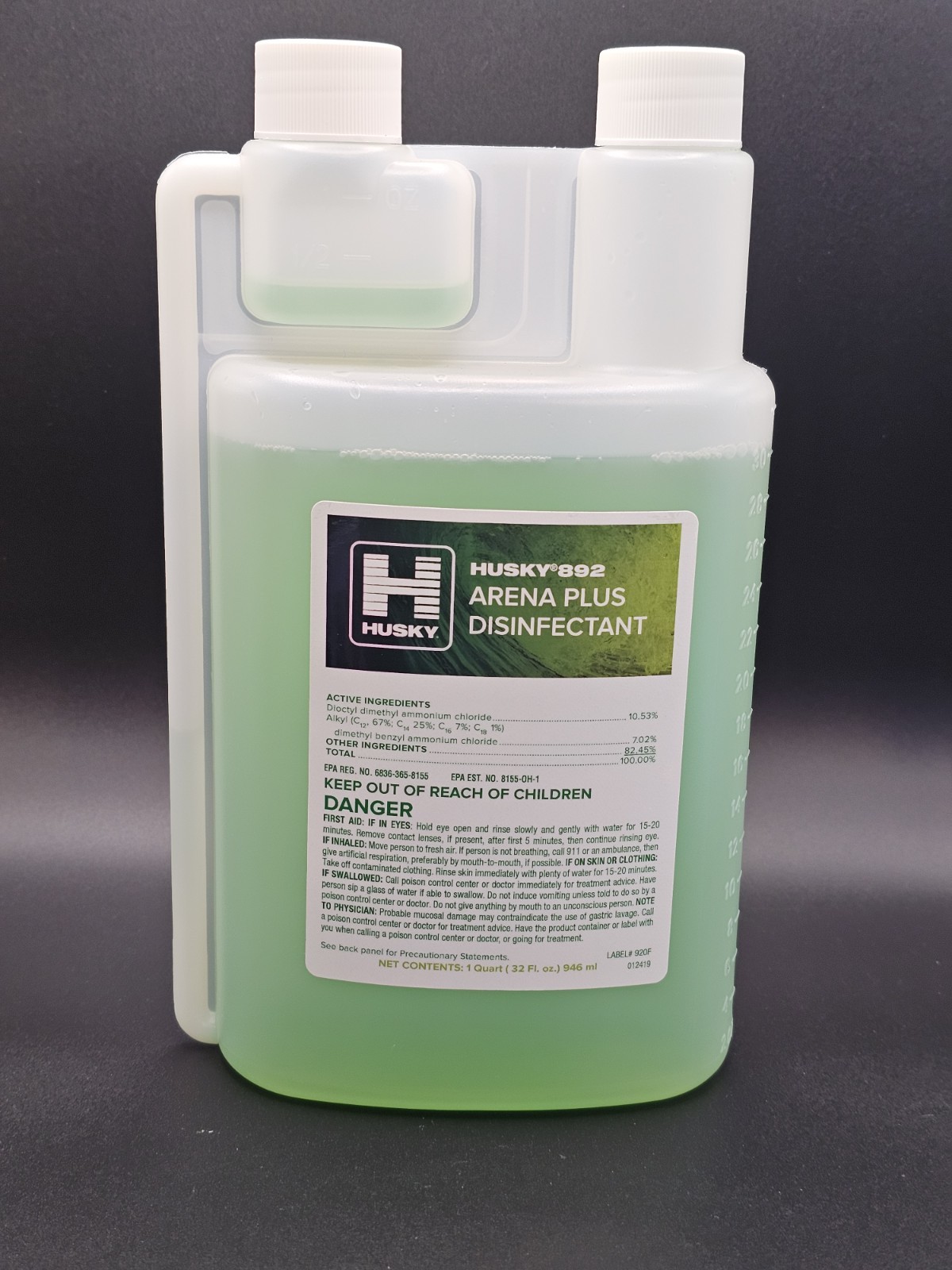 Husky 892 disinfectant 32 OZ Bottle Damaged Label *Discount For Muliple Purchase