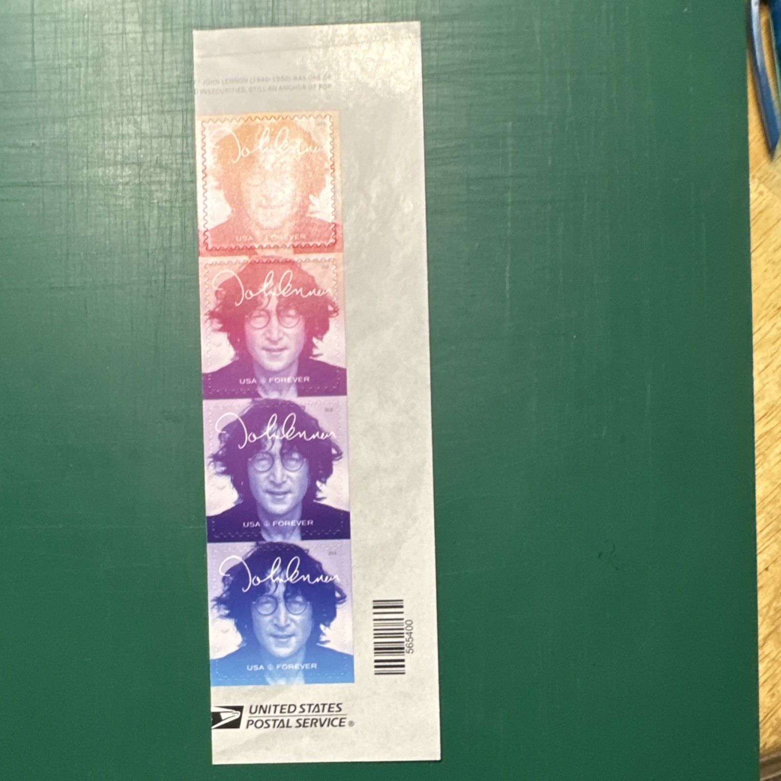 US 5312-15 John Lennon USA Forever Stamps Strip of 4 MNH US 5312-15 John Lennon USA Forever Stamps Strip of 4 MNH