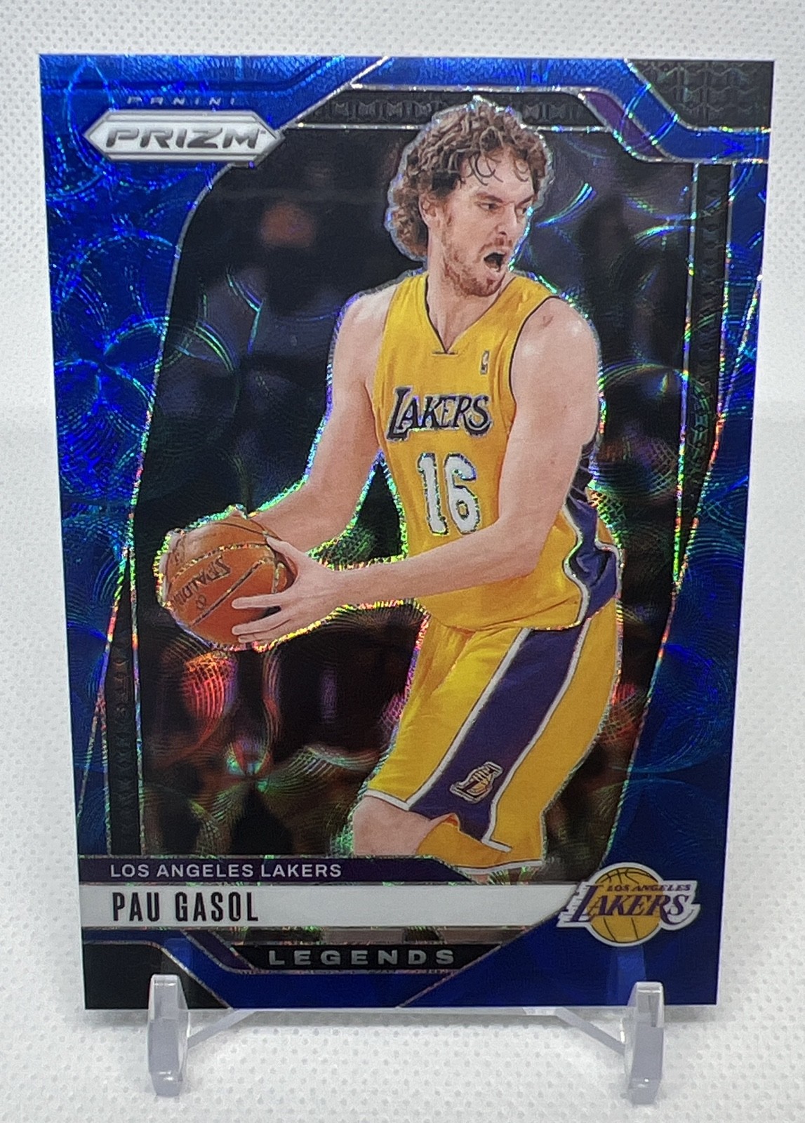 2024-25 Panini Prizm - Legends Pau Gasol #281 Choice Blue Prizm /49 2024-25 Panini Prizm - Legends Pau Gasol #281 Choice Blue Prizm /49