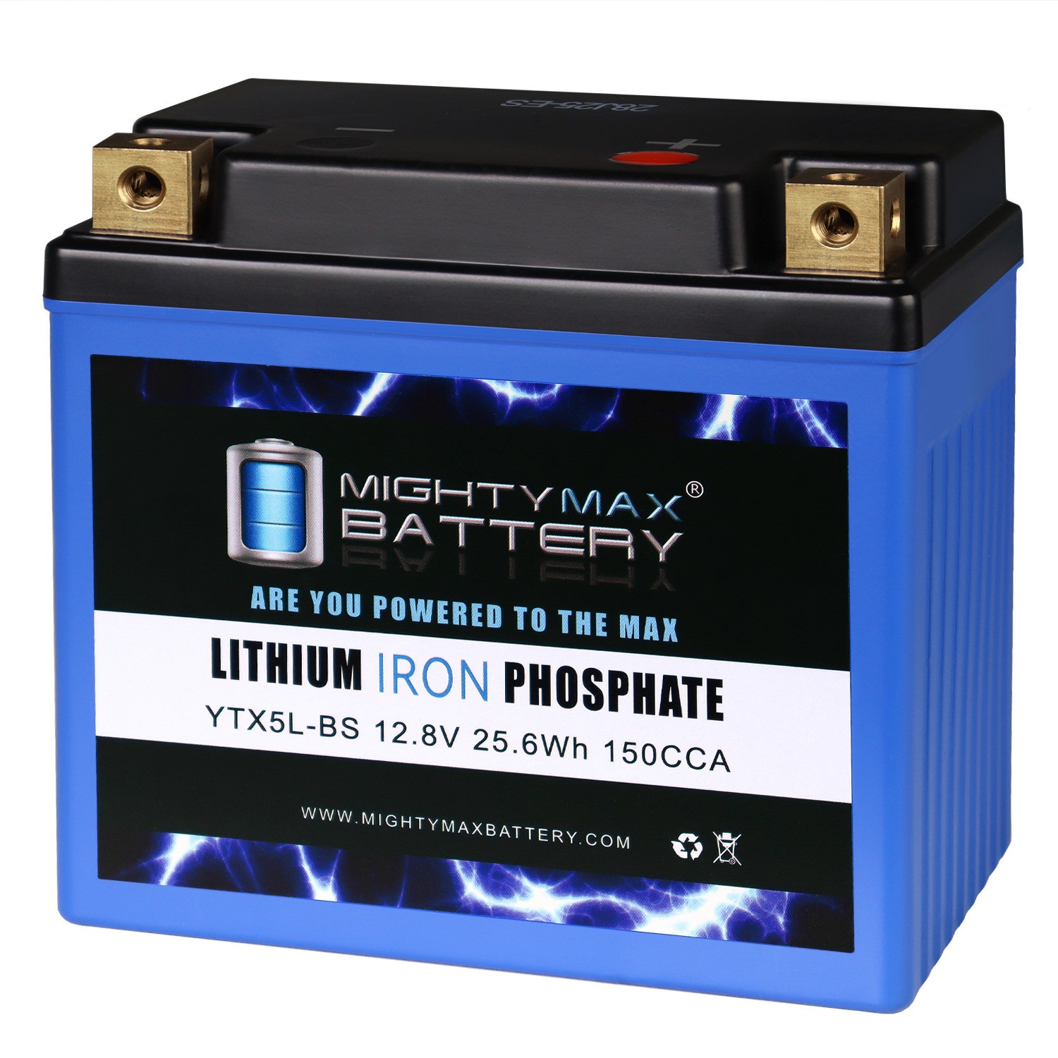 Mighty Max YTX5L-BS Lithium Battery Replacement for Yamaha TW Trailway TW200BC