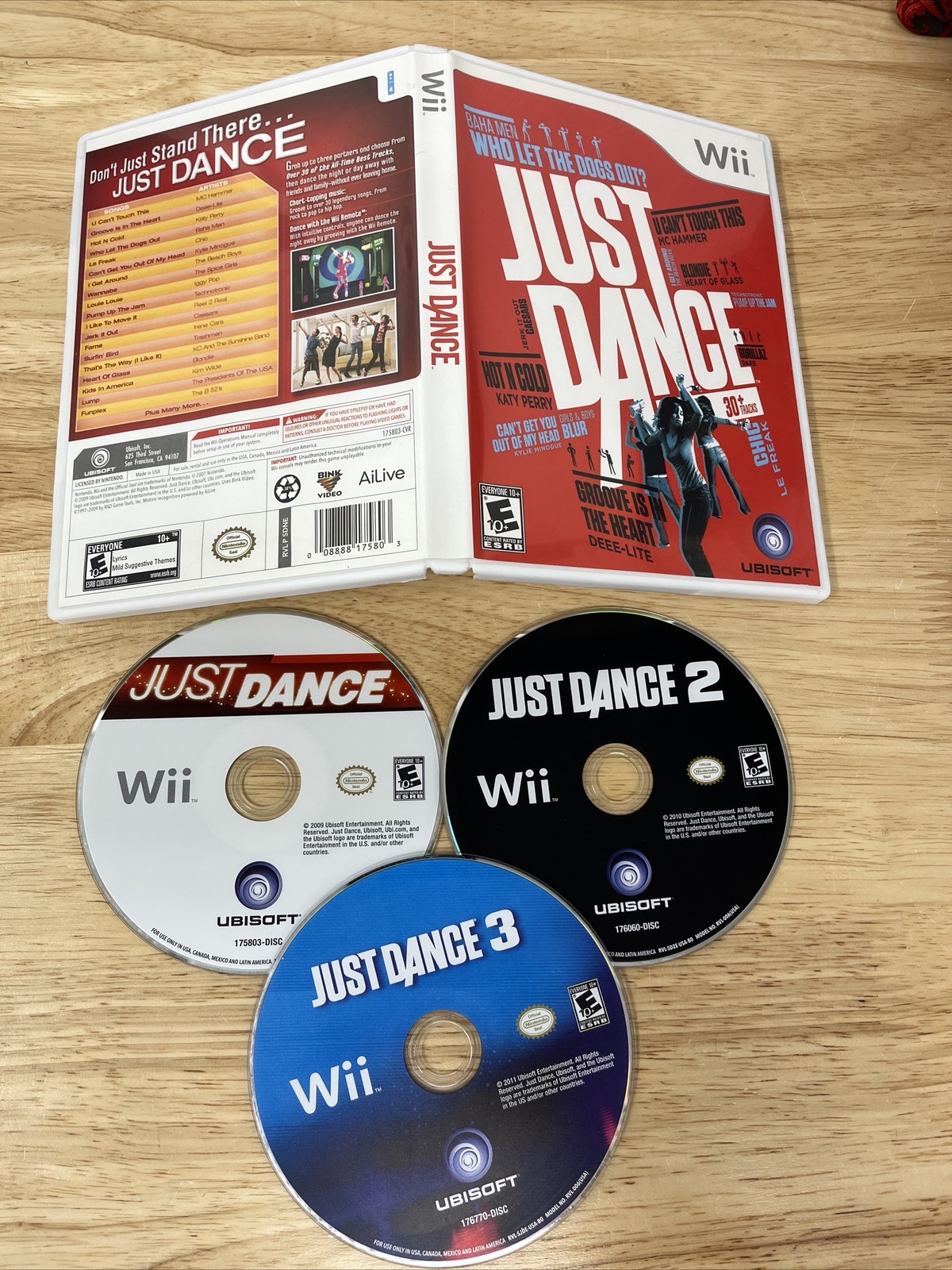 Just Dance 1 2 3 Nintendo Wii Set 3 Game Bundle Guaranteed Party Fun Just Dance 1 2 3 Nintendo Wii Set 3 Game Bundle Guaranteed Party Fun