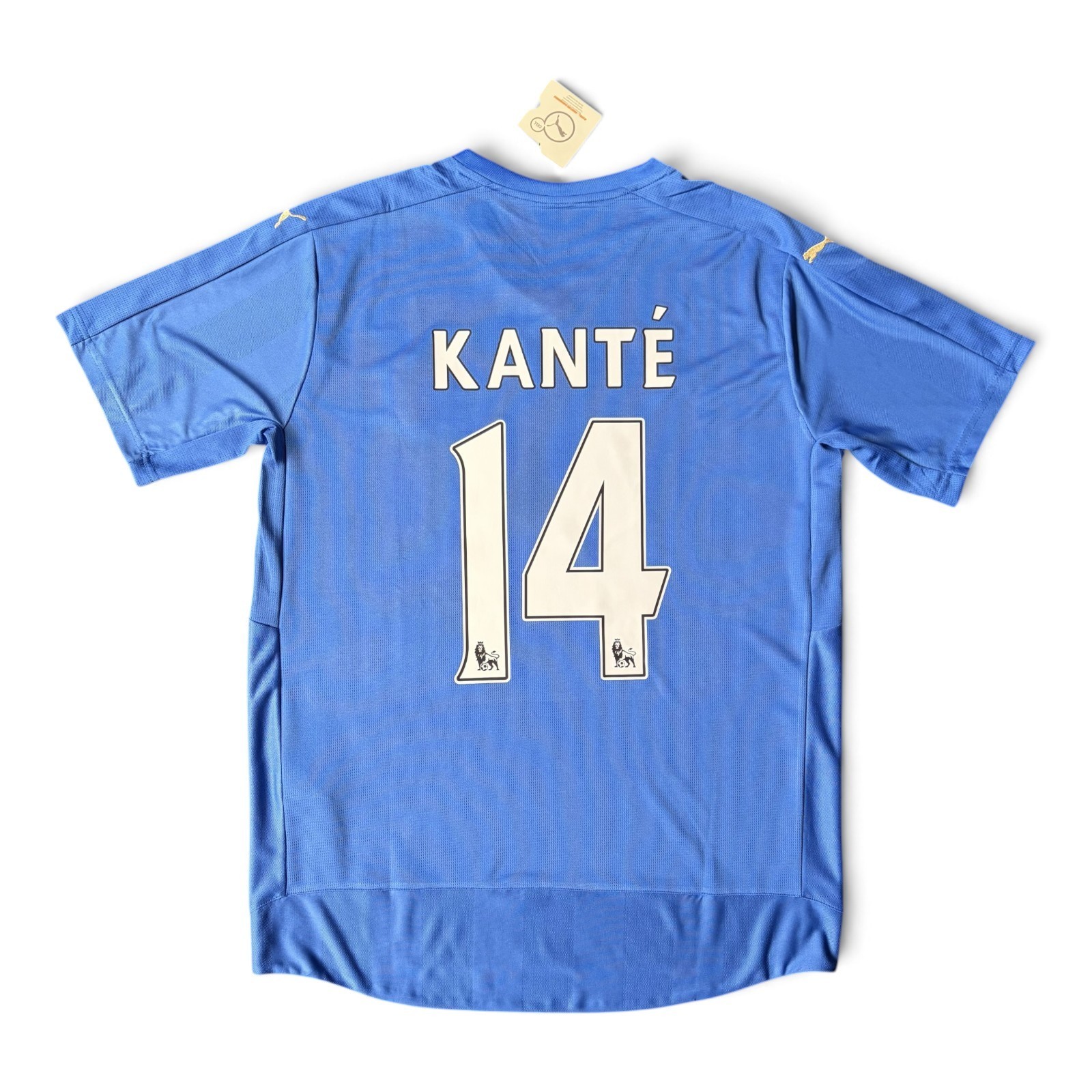 Kante #14 Leicester City 2015/2016 Retro Home Jersey - Mens Size Large - NEW