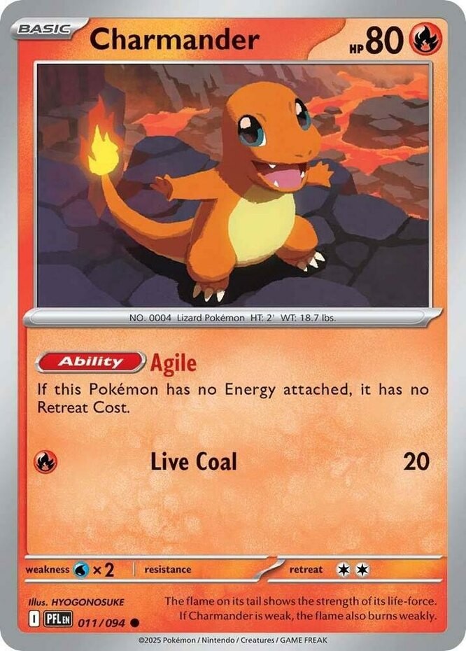 Charmander - 011/094 - Common - Near Mint
