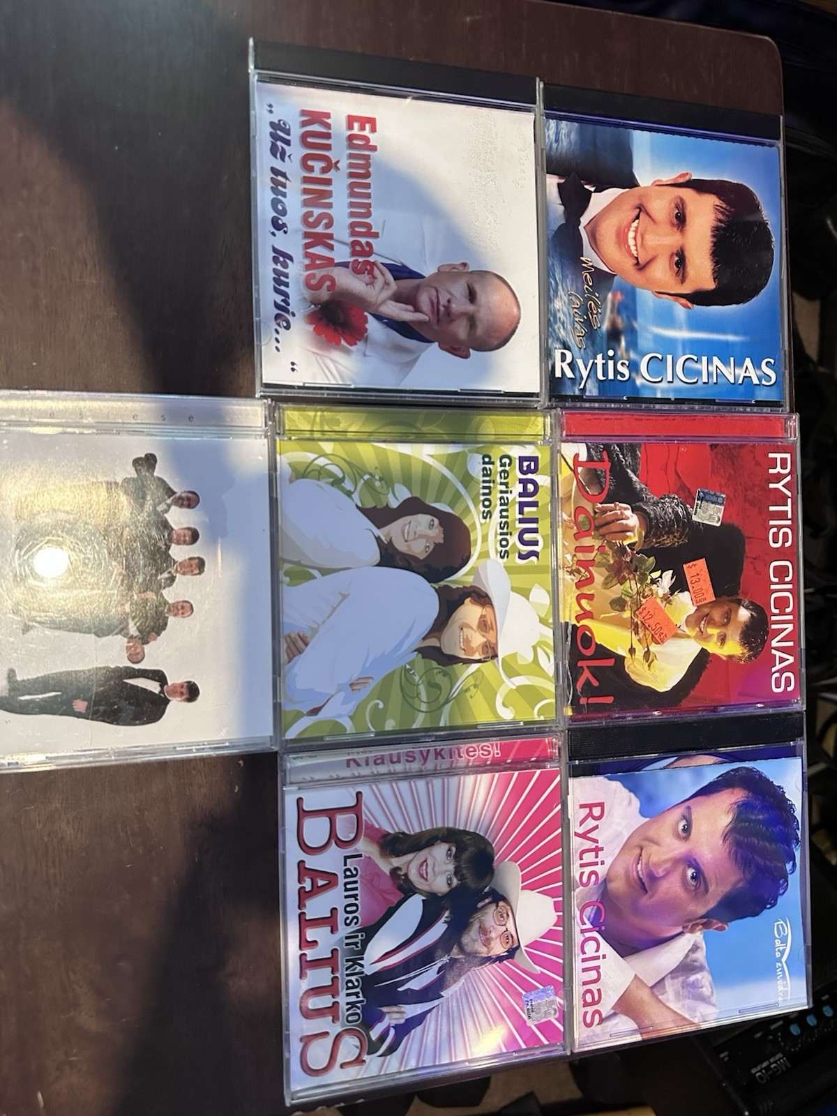 Lithuanian Music CD Lot 7 Rytis Cicinas Balius Edmundas Kucinskas Dainavos