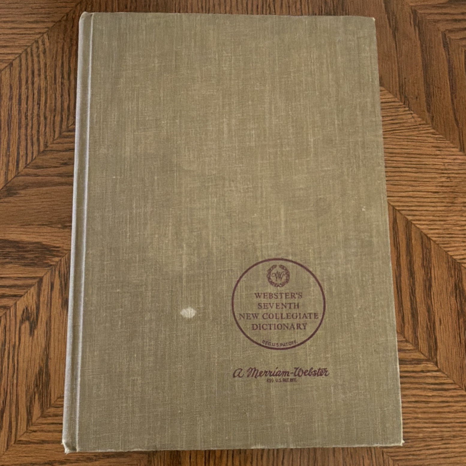 Webster\'s Seventh New Collegiate Dictionary by A Merriam-Webster Hardcover 1971