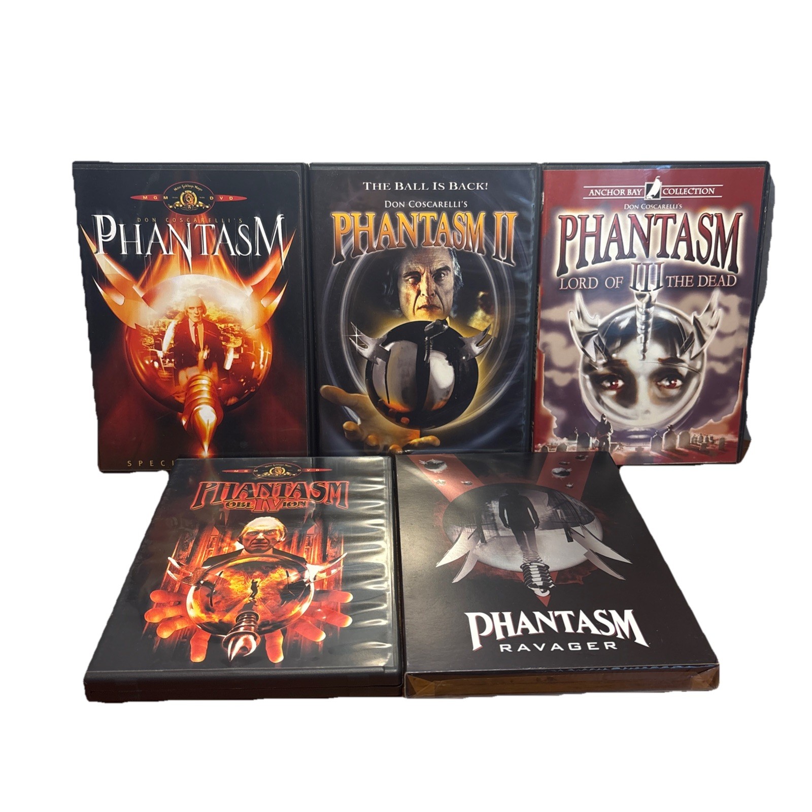 Phantasm 1-5 DVD Collection 1 2 3 4 5 Like New Ravager Brand New W/ Slipcover Phantasm 1-5 DVD Collection 1 2 3 4 5 Like New Ravager Brand New W/ Slipcover