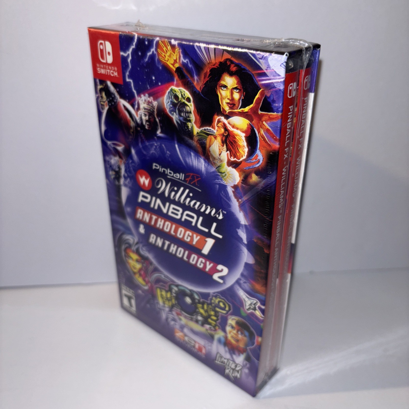 IN HAND WILLIAMS PINBALL FX SLIPCOVER BUNDLE ANTHOLOGY 1 & 2 LIMITED RUN GAMES