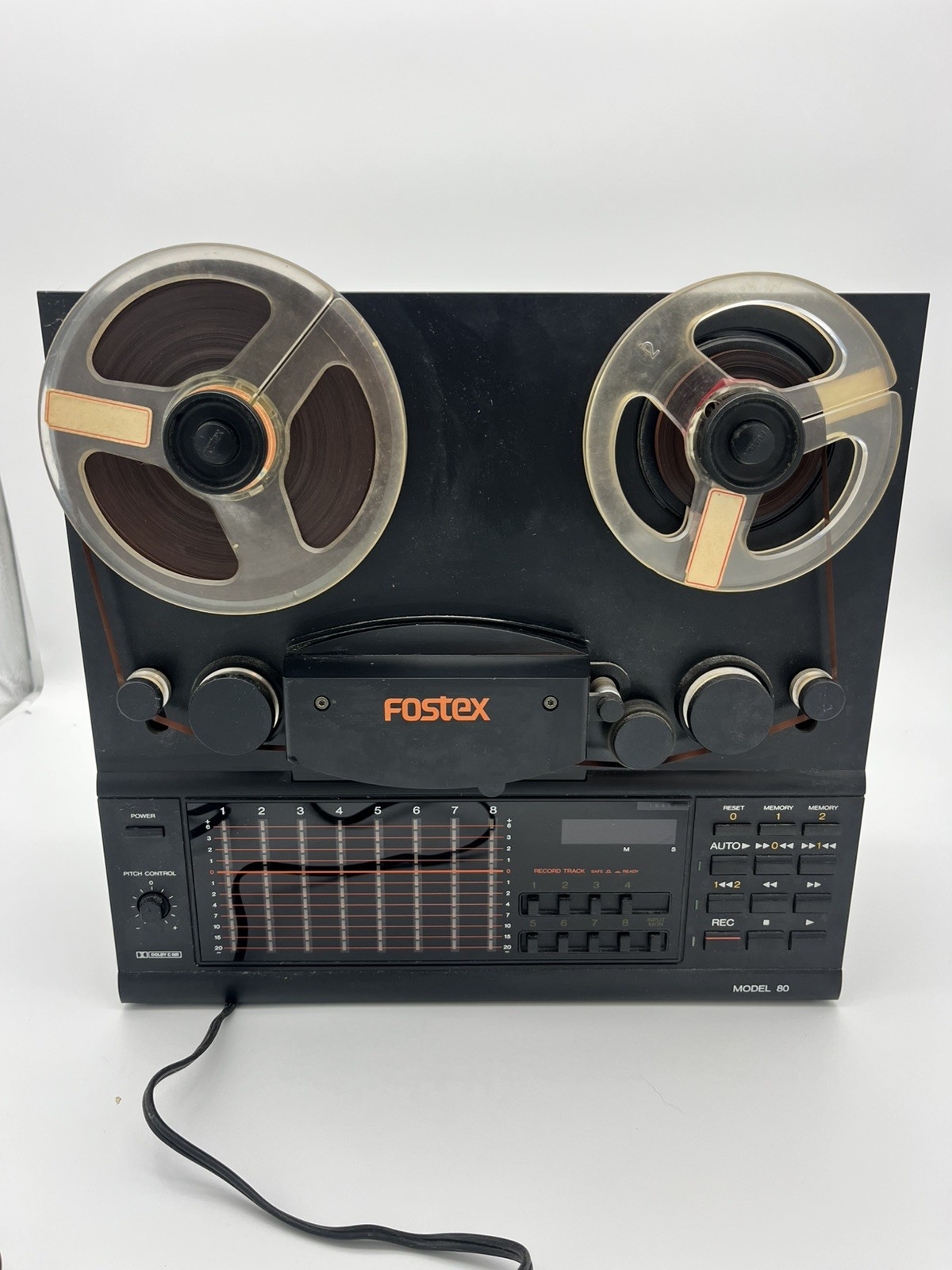 Fostex Model 80 Eight Track Reel-to-Reel Analog Tape Multitrack Recorder Fostex Model 80 Eight Track Reel-to-Reel Analog Tape Multitrack Recorder