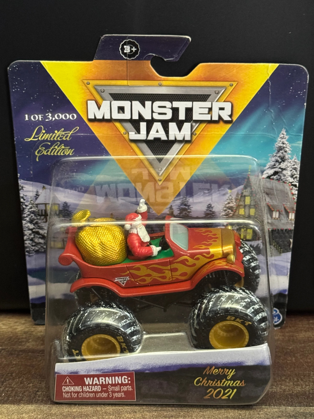 Spin Master Monster Jam 2021 Limited Edition Christmas Santa\'s Sleigh