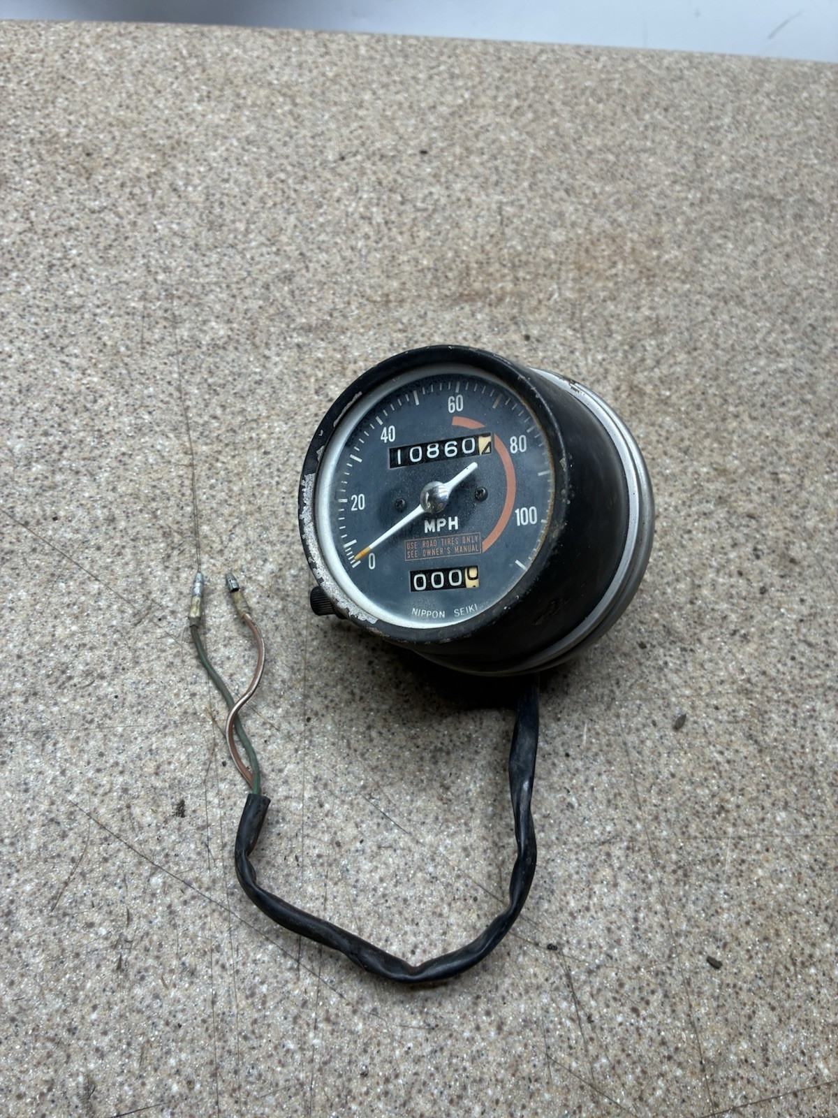 1972 Honda SL350 Motosport 350 GAUGES METER SPEEDO  V9-4789.ADZ Speedometer