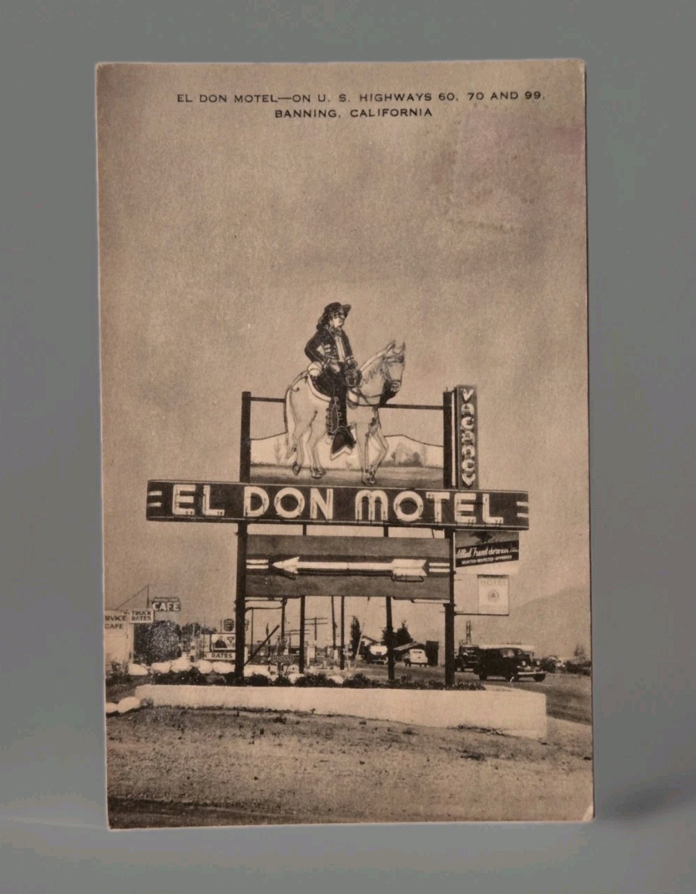 El Don Motel Banning California Vintage Postcard C.1940