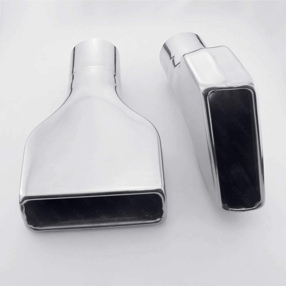 2PCS Exhaust Tailpipe Tips 2.5\