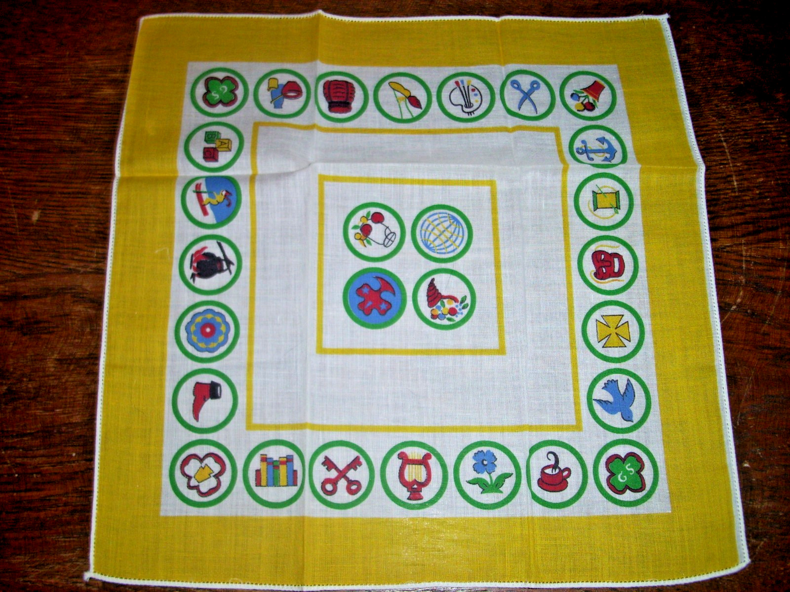 Two Vintage Girl Sout Hankies New Condition