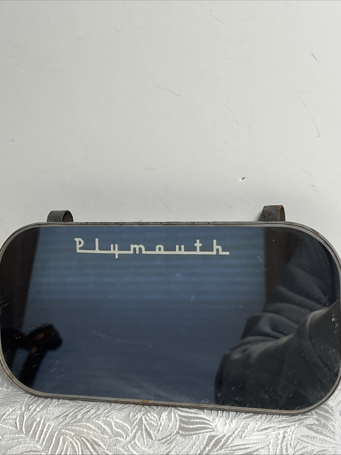 PLYMOUTH VANITY MIRROR FOR VISOR MOPAR Vintage 8x4”