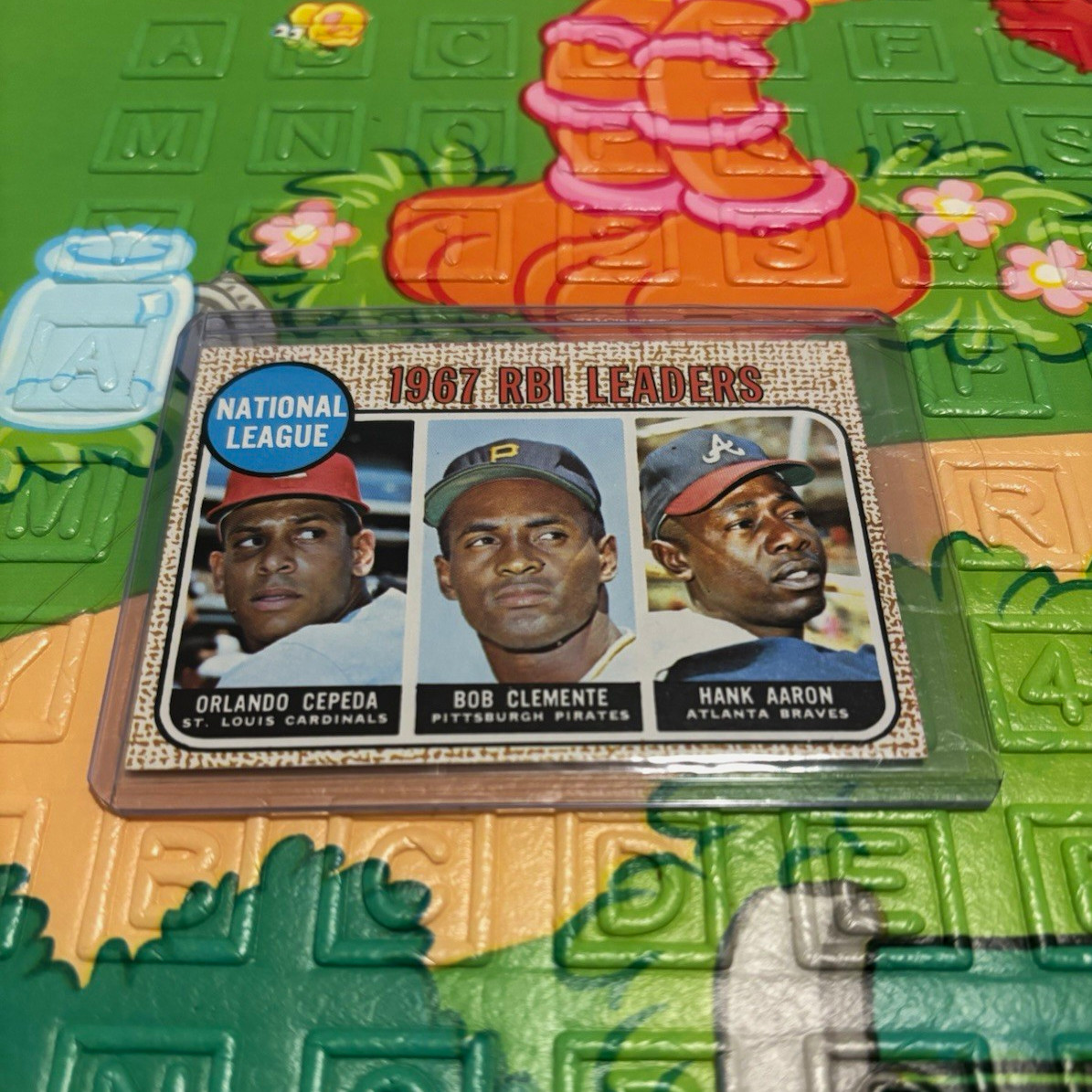 Topps 1968 Topps League Leaders 1967 RBI Leaders #3 Aaron Cepeda Clemente