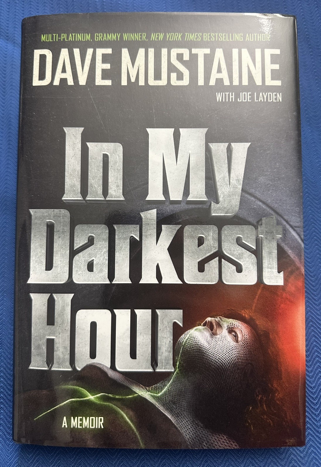 Dave Mustaine SIGNED Book In My Darkest Hour 1st EDITION HARDCOVER Megadeth