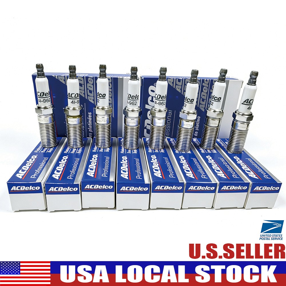 8pcs PLATINUM SPARK PLUGS 41-962 Fits For Chevrolet Buick GMC Sierra 19299585