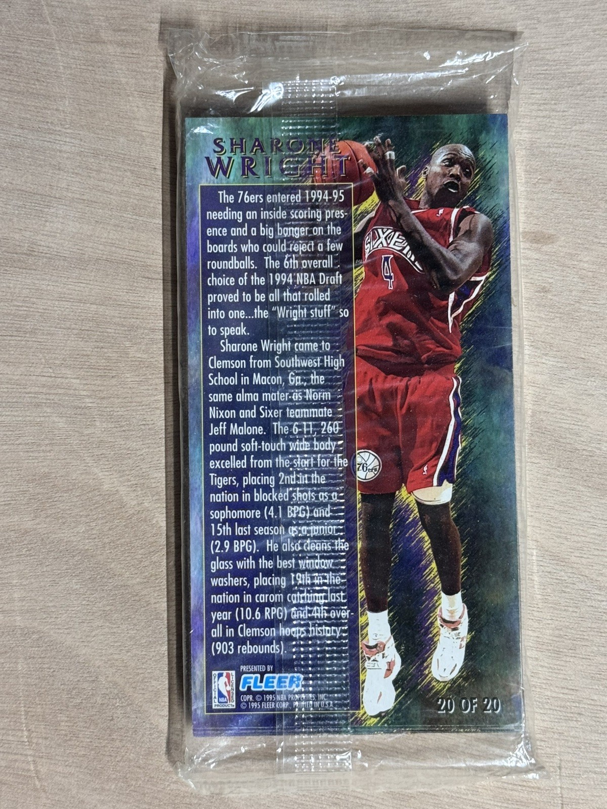 1994-95 Fleer NBA Jam Session Rookie Standouts Complete 20 Card Set in package