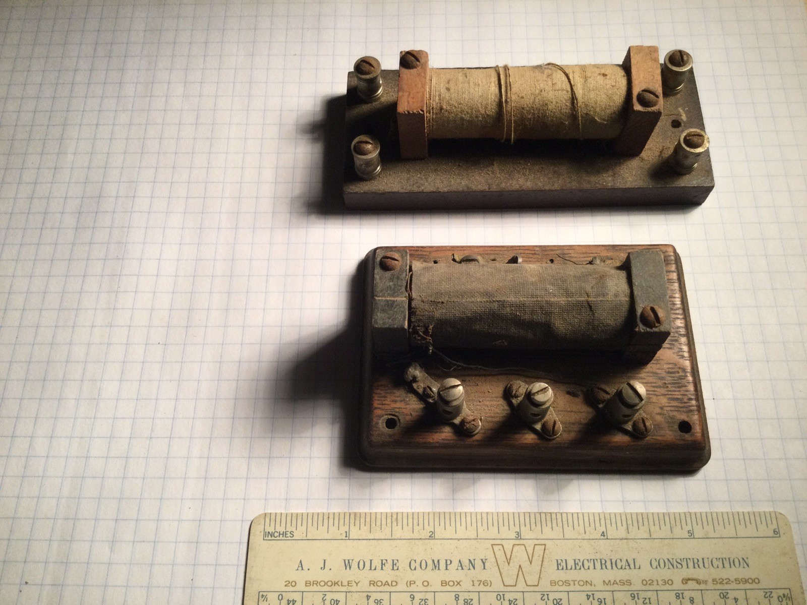 2 antique early electric induction coils 2 antique early electric induction coils
