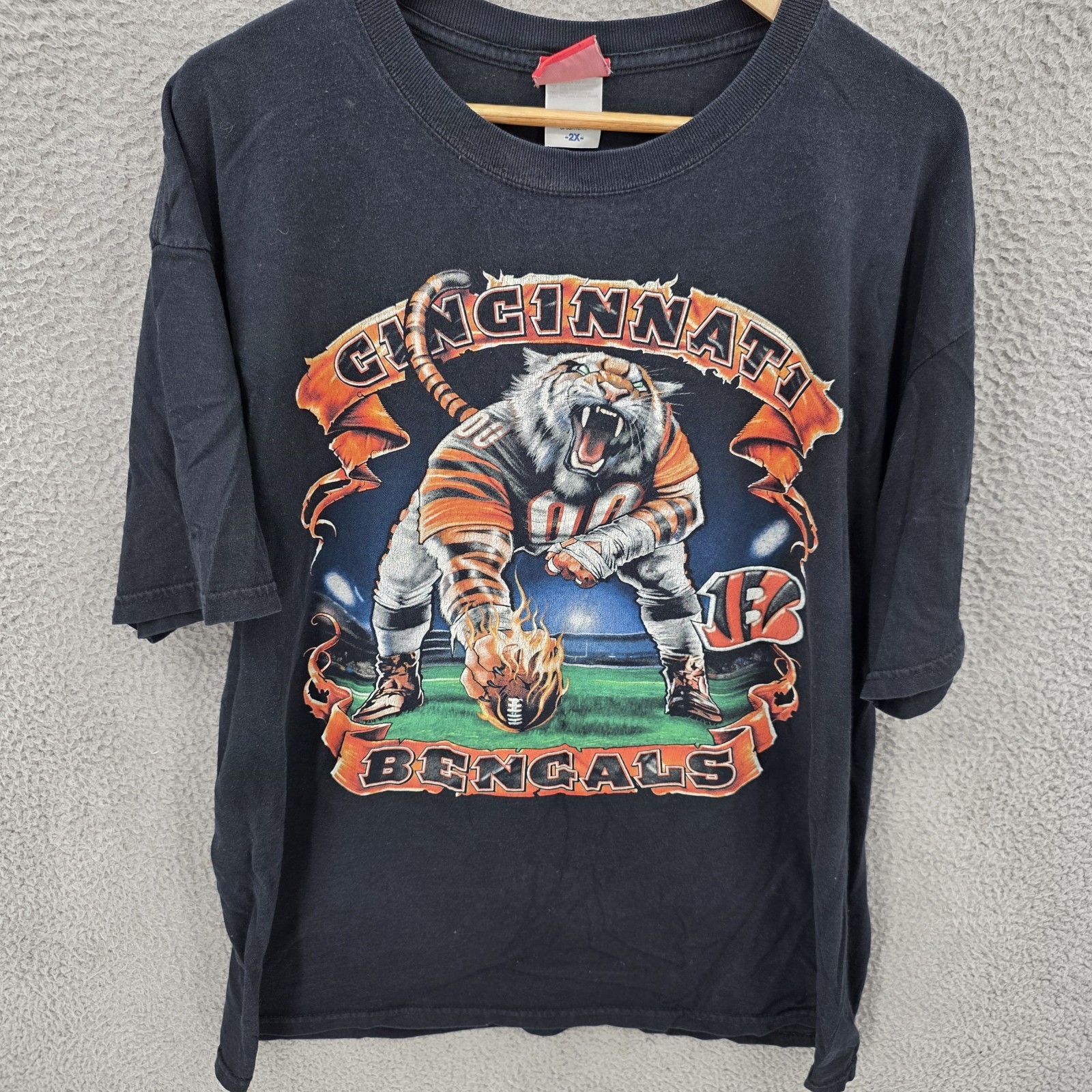 Vintage Cincinnati Bengals Shirt Mens 2XL Black Y2K NFL Vintage Cincinnati Bengals Shirt Mens 2XL Black Y2K NFL