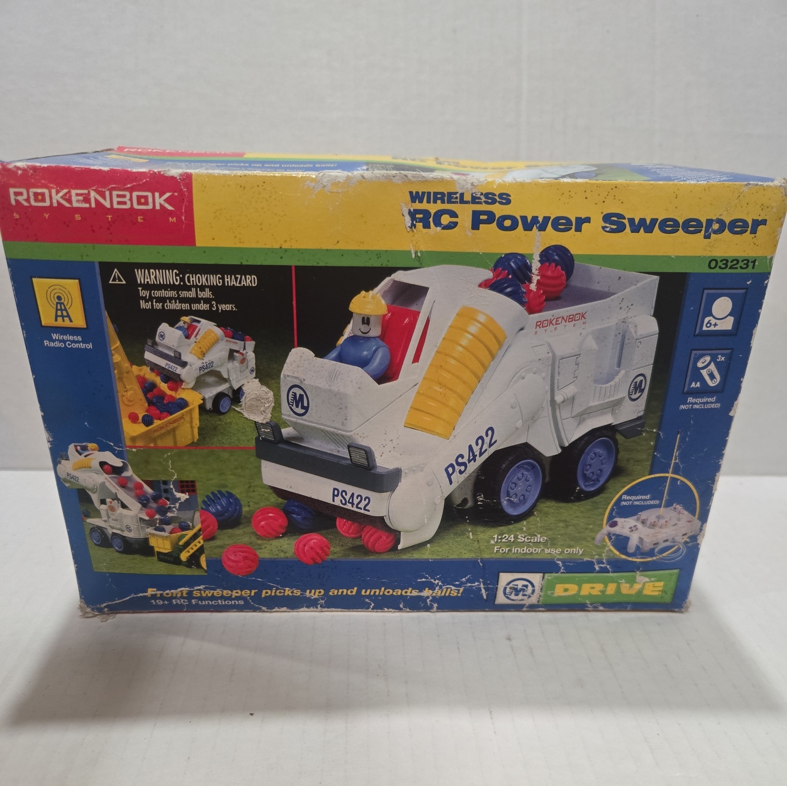 Vtg Rokenbok System Wireless RC Power Sweeper 03231 RARE NEW SEALED IN BOX T Vtg Rokenbok System Wireless RC Power Sweeper 03231 RARE NEW SEALED IN BOX T