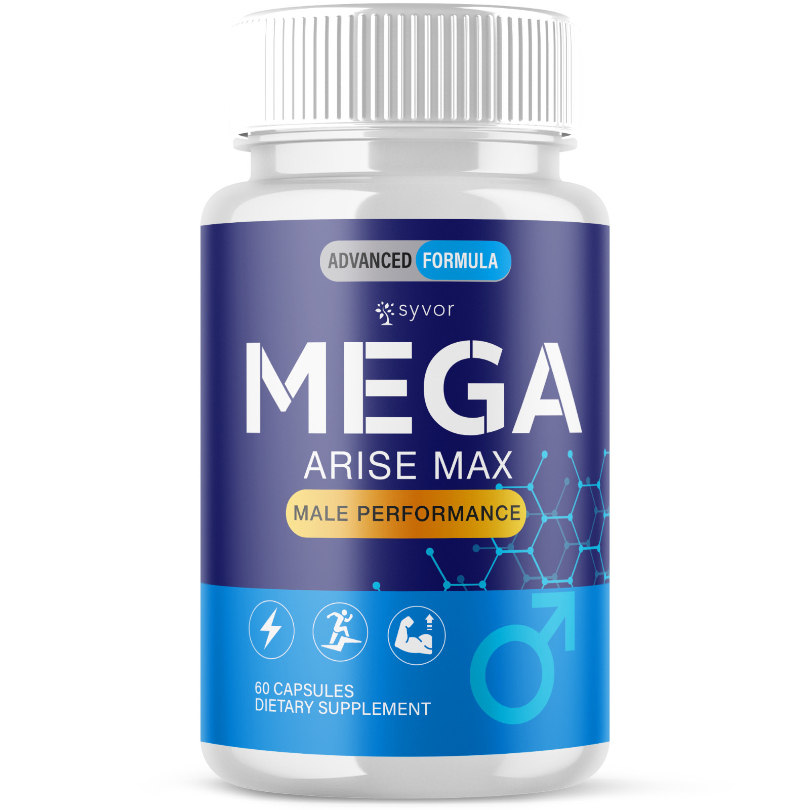 (1 Pack) Mega Arise Max Advanced Male Support Supplement MegaArise 60 Capsules