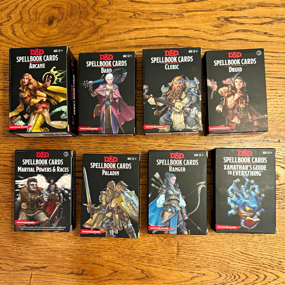 D&D 5E Spellbook Cards — COMPLETE 8-Deck Collection 