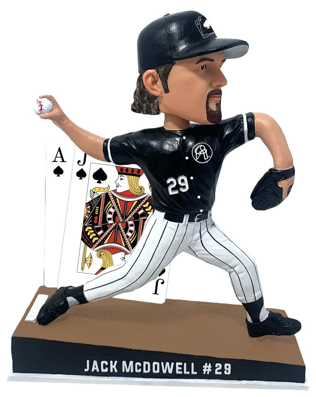 Jack McDowell Chicago Baseball Black Jack Bobblehead White Sox