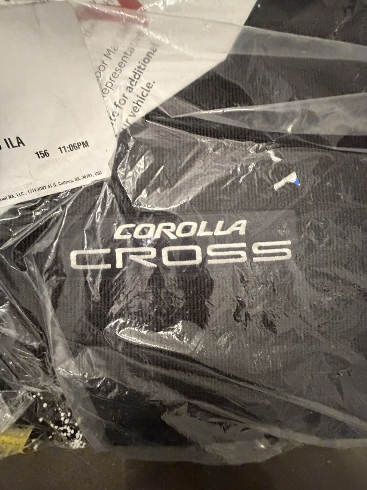 NEW 2022-26 Toyota Corolla Cross OEM Carpet Floor Mats Set Black 58500-YYC90 
