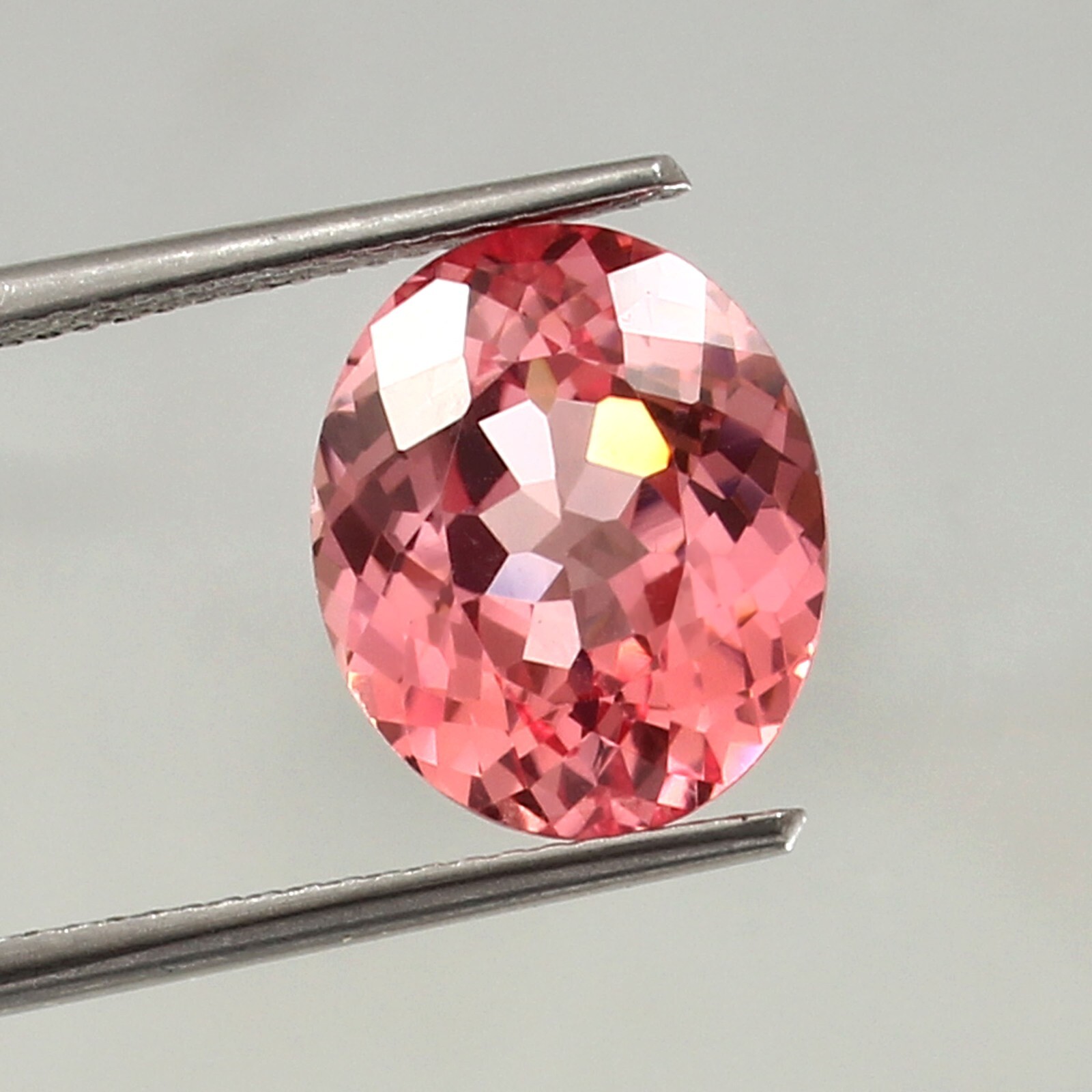 AAA 12x10 MM Natural Ceylon Padparadscha Sapphire Oval Cut Loose Gemstone