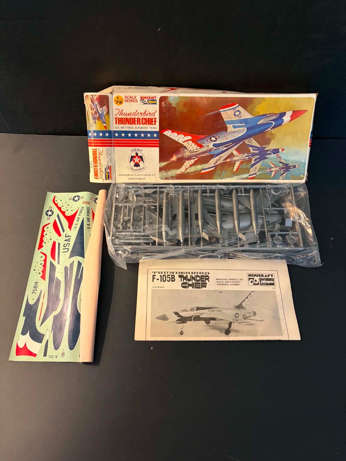 VINTAGE MINICRAFT HASEGAWA THUNDERBIRDS THUNDER CHIEF 1:72 SCALE MODEL KIT 