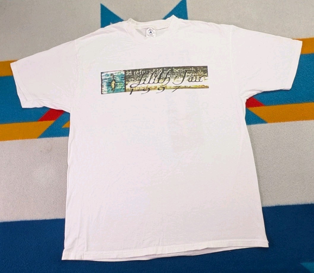 Vintage Lilith Fair 1997 Shirt Band Music Festival Sheryl Crow Fiona Apple XL