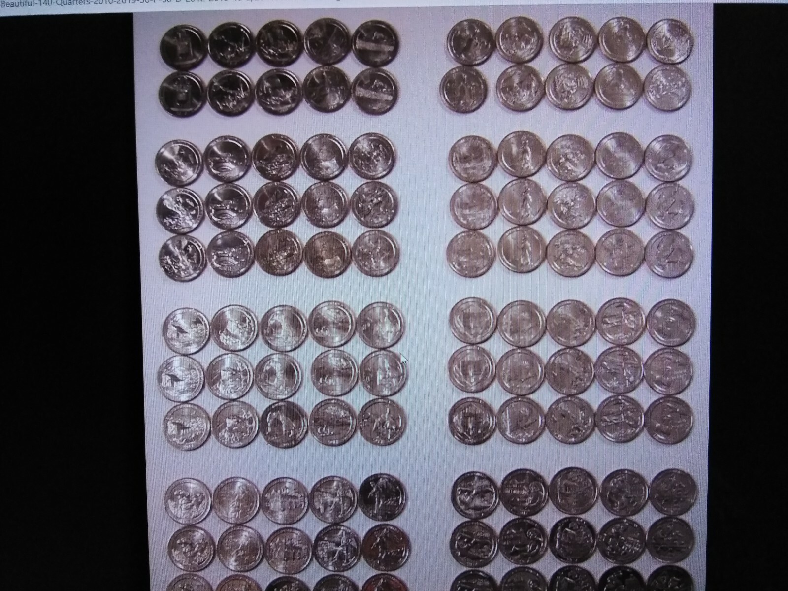 2010-2021 P&D  NATIONAL PARK QUARTERS- COMPLETE BU UNC SET-112 COINS