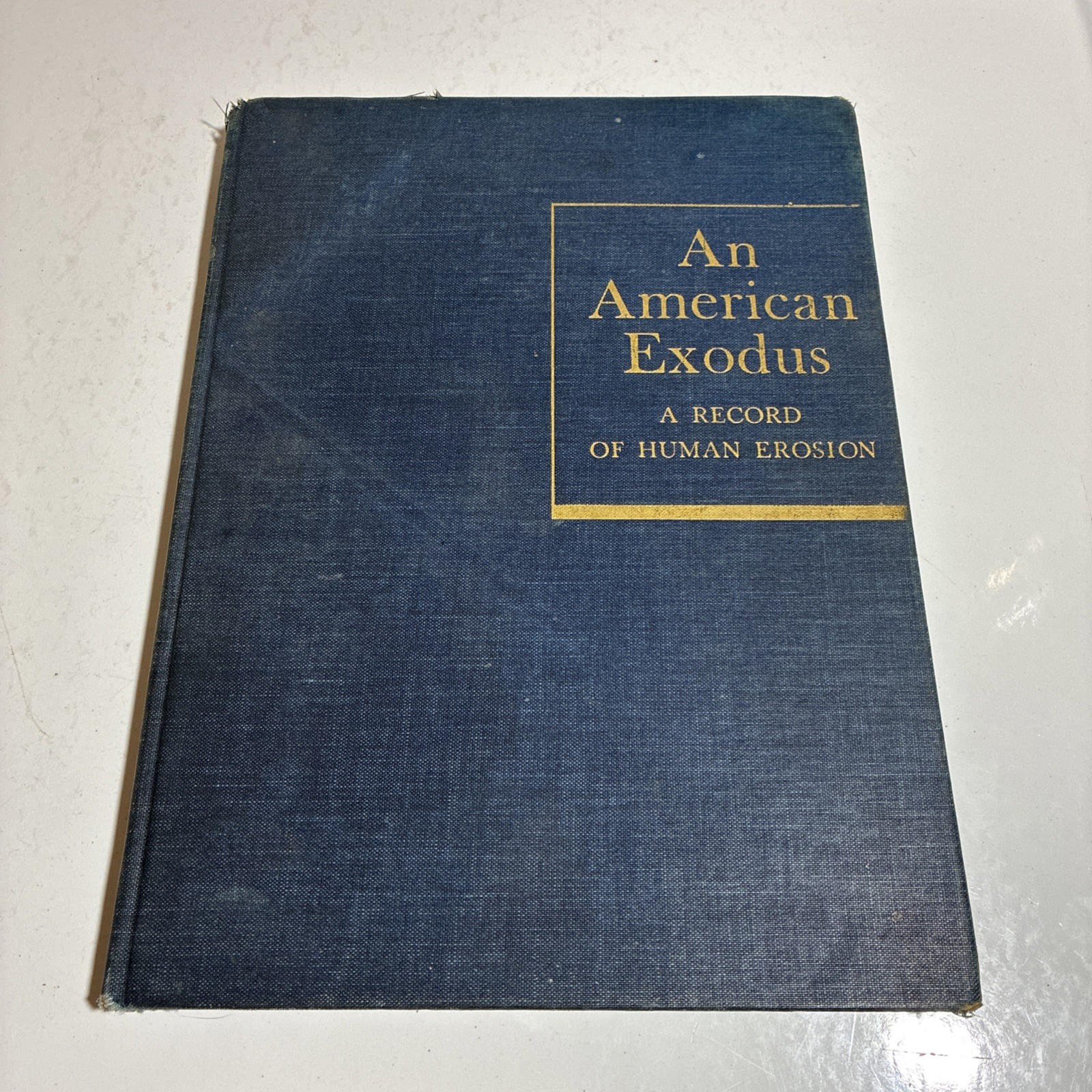 Signed Book An American Exodus Dorothea Lange Paul Taylor Photo Grapes of Wrath