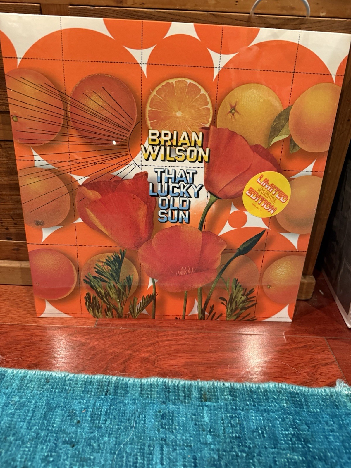 That Lucky Old Sun by Brian Wilson (Record, 2008) Plus brand new BW keychain