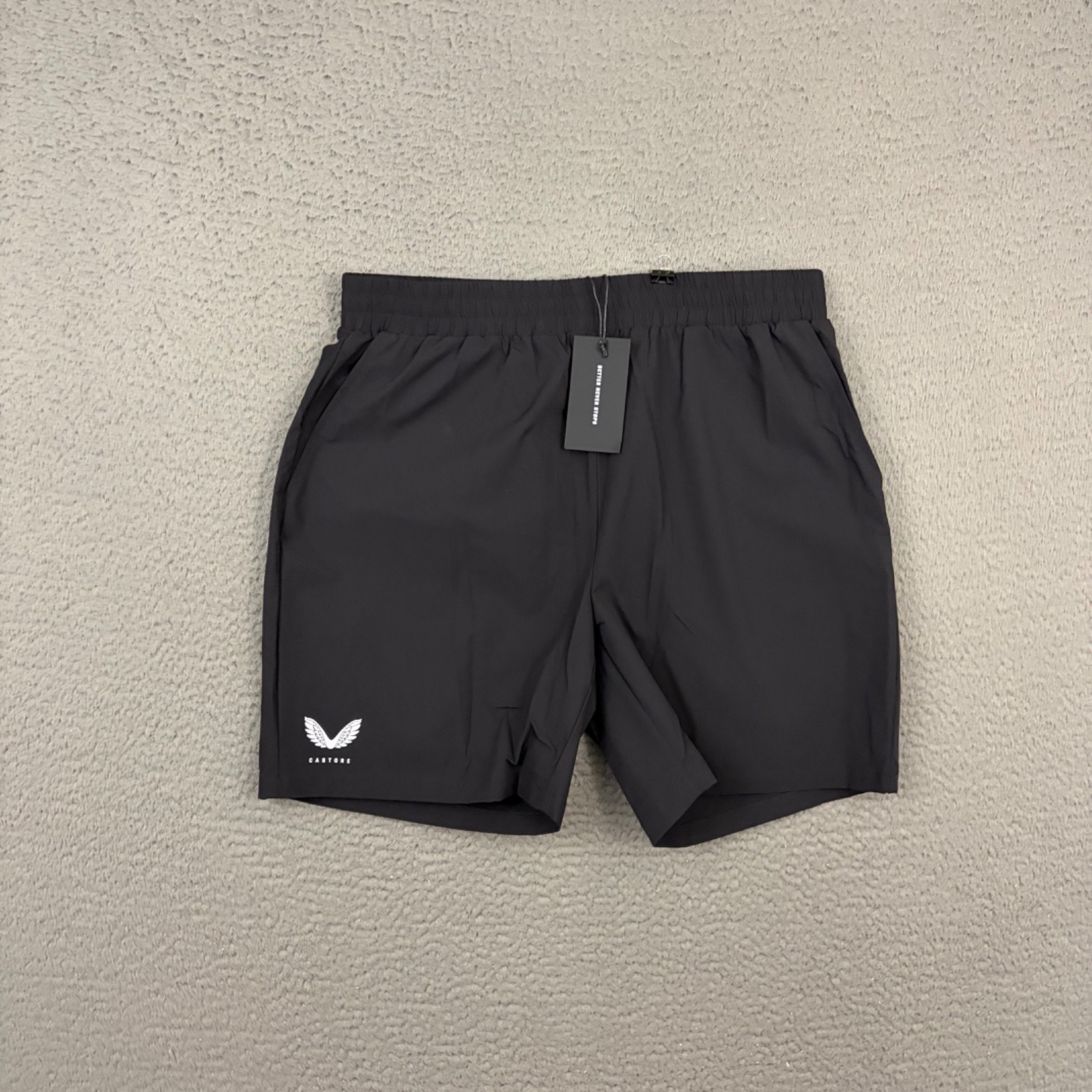 Castore Adapt Training Shorts Mens XL Black Woven Pockets Activewear Workout Gym