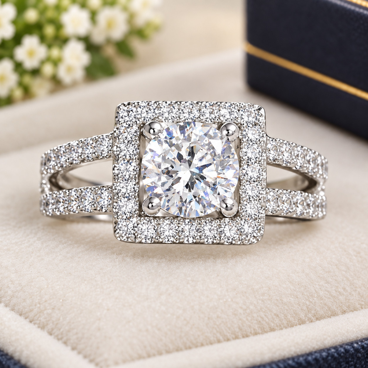 2.50Ct Round Cut Lab Created Diamond Women Engagement Ring 14K White Gold Finish 2.50Ct Round Cut Lab Created Diamond Women Engagement Ring 14K White Gold Finish