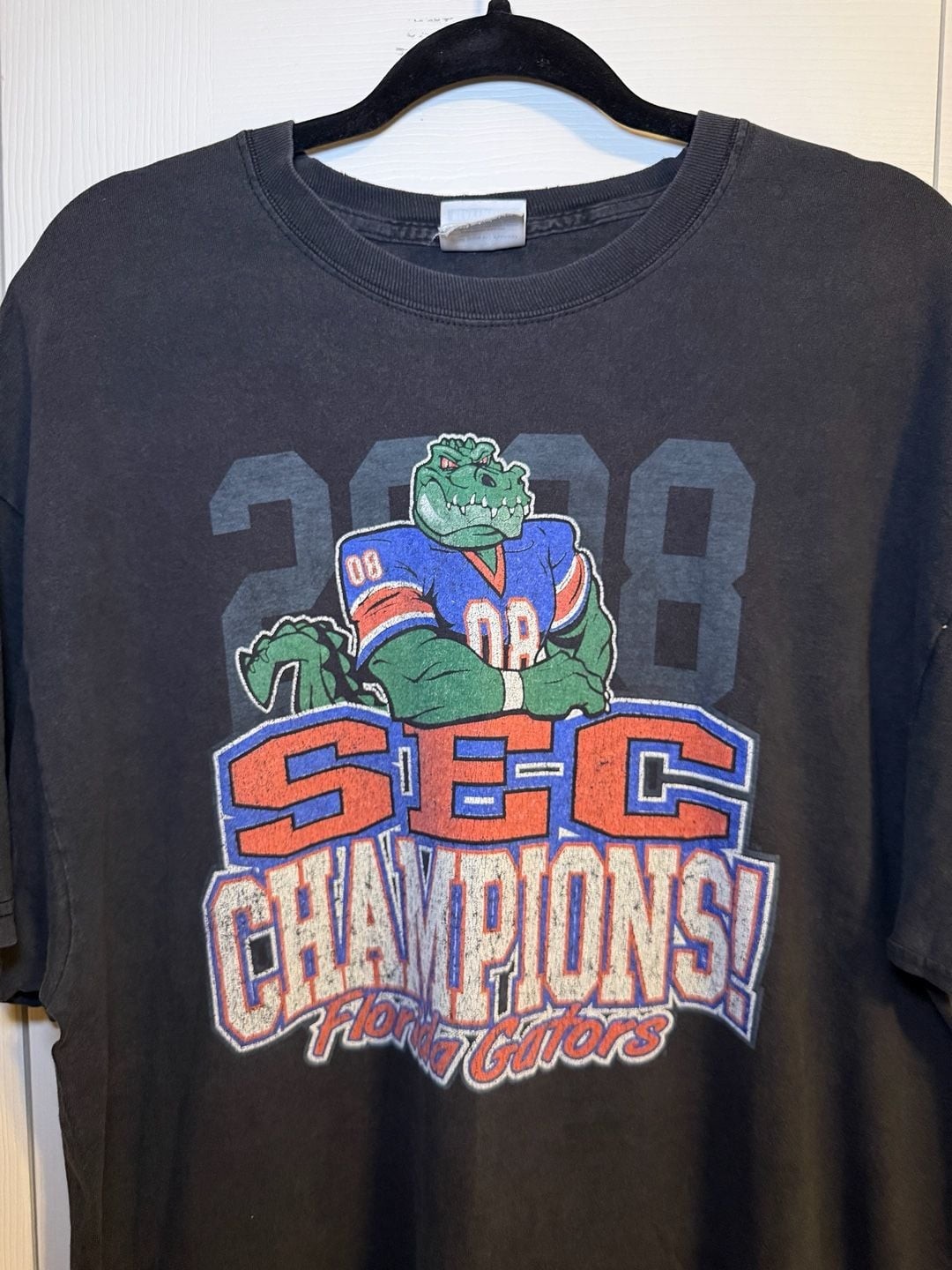 Hanes Florida Gators 2008 SEC Champions T-Shirt Adult XL Black