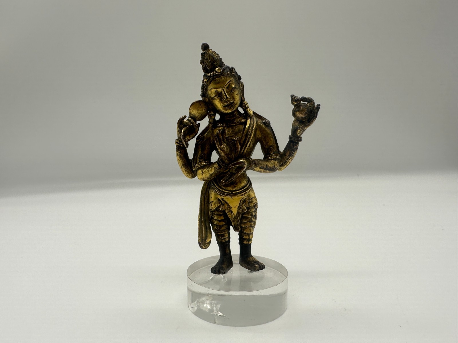 An Antique Bornze Statue of Buddha,Nepal