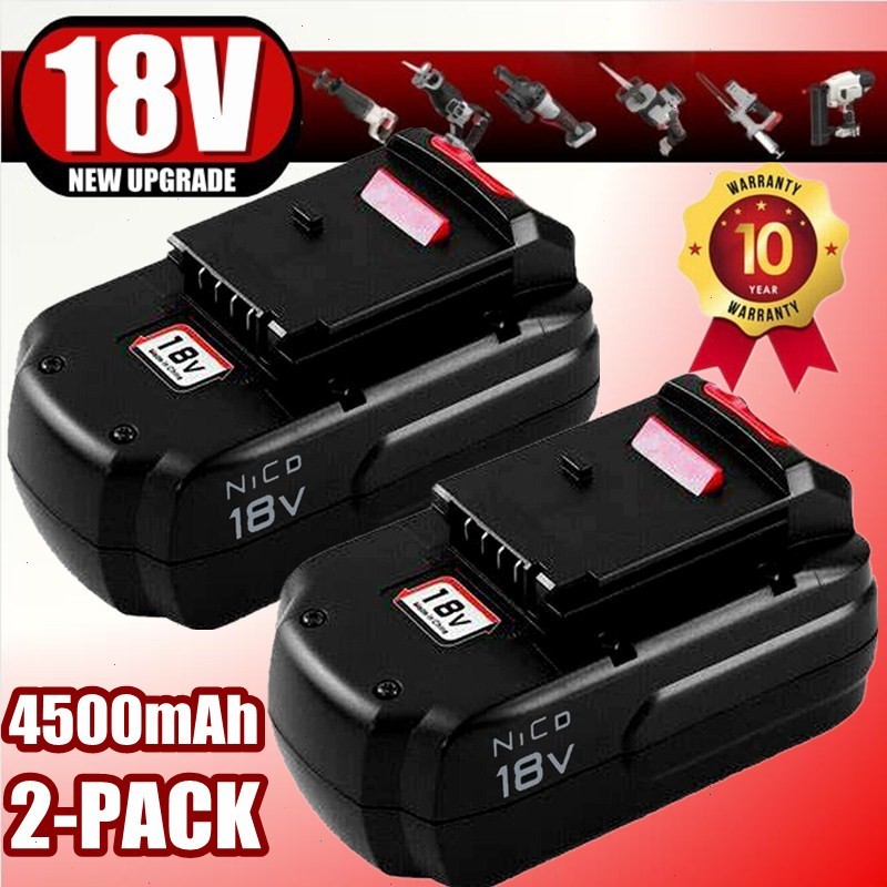 2-4Pack 18V 4.5Ah Replace Battery for Porter Cable PC18B 18-Volt Cordless Tools
