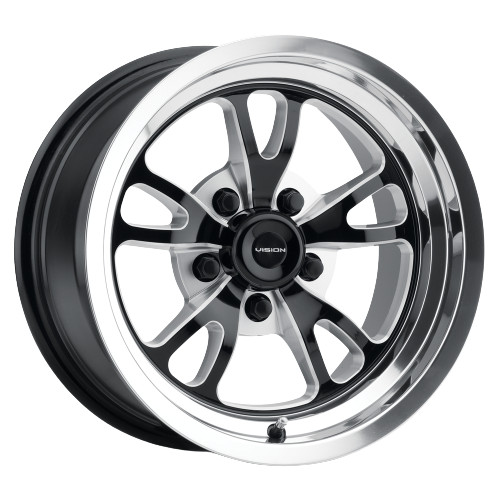 Vision American-Muscle 149 Patriot 17x10 5x120.65 +51 Gloss Black Milled Wheel Vision American-Muscle 149 Patriot 17x10 5x120.65 +51 Gloss Black Milled Wheel