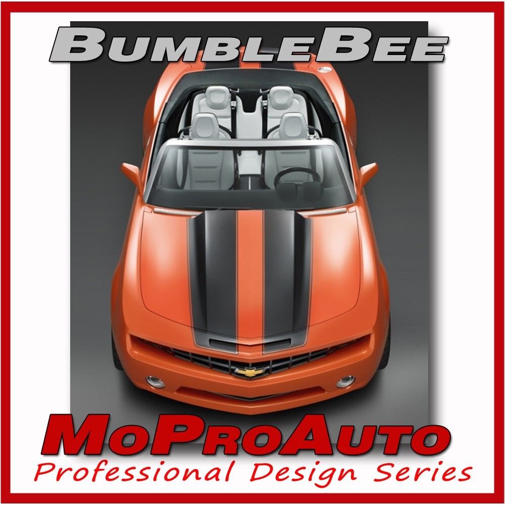 2010 2011 2012 2013 BUMBLEBEE Chevy Camaro SS RS Racing Stripes 3M Vinyl Decals