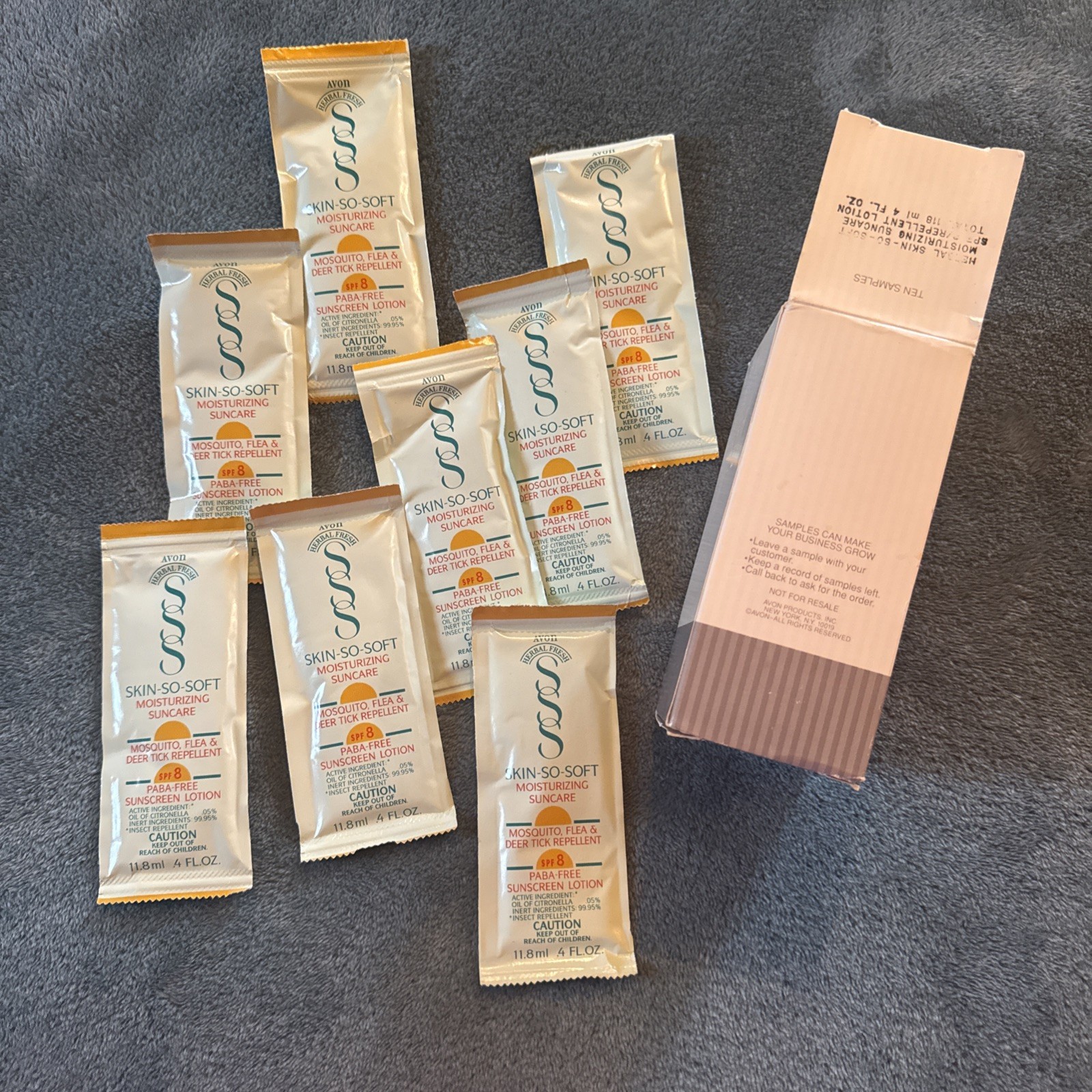 VTG Avon Skin So Soft Lotion New Old Stock Collectibles or Prop only