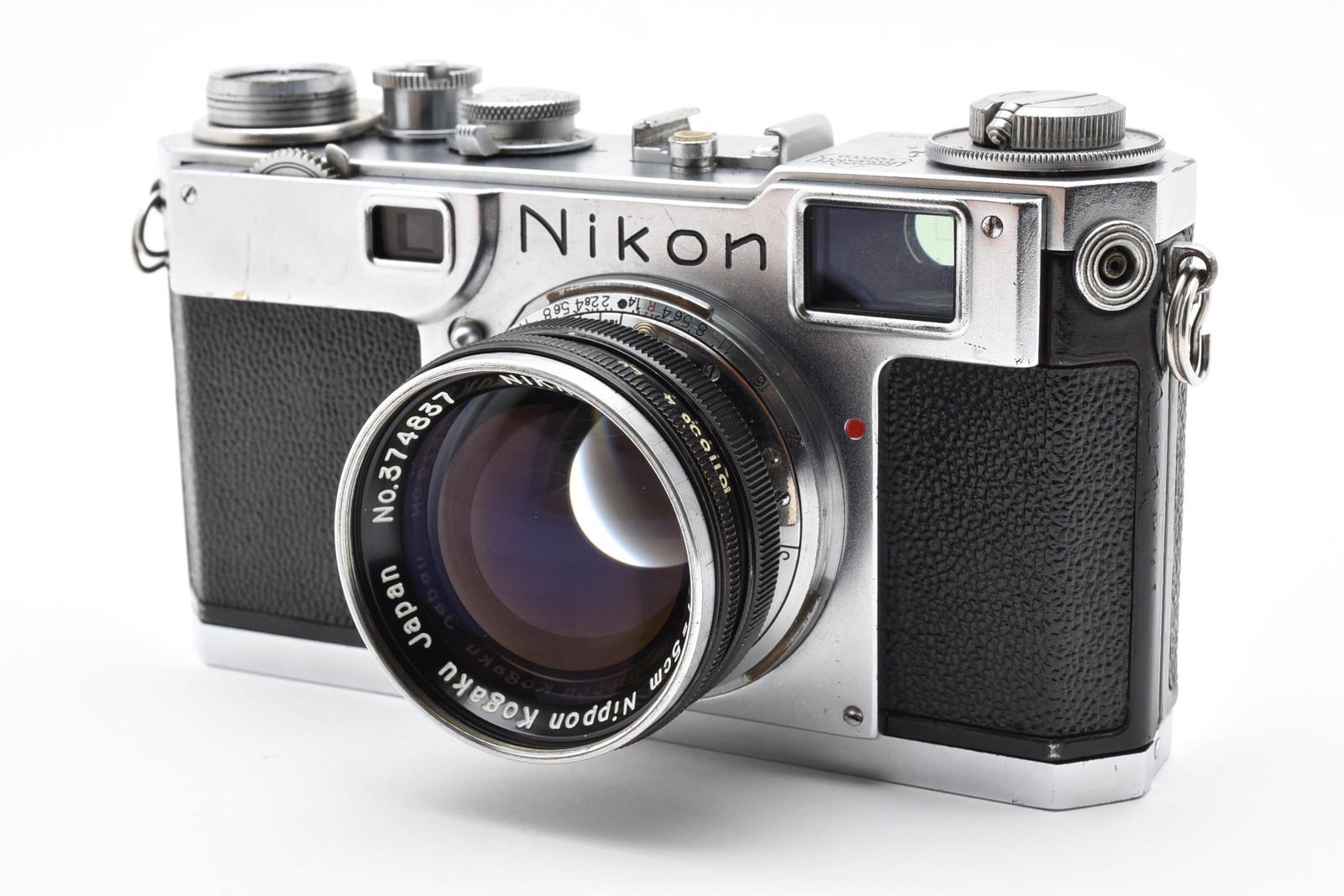 Read[Exc+5] Nikon S2 35mm Rangefinder Camera Nikkor S.C 5cm f1.4 Lens From JAPAN